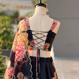 Elegance Floral Print Lehenga Choli