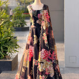 Elegance Floral Print Lehenga Choli