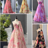 Elegance Floral Print Lehenga Choli