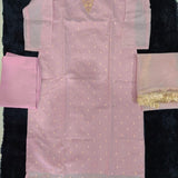 Trendy Chanderi Silk Straight Suit