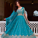 Glamorous Chrunchy Silk Lehenga Choli
