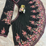 Black Luxurious Sequence Lehenga