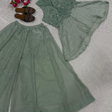 Stylish Fandy Cruch Top Plazzo