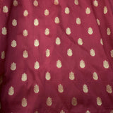 Maroon Exclusive Chanderi Butti Gown