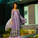 Pretty Fandy Silk Anarkali Suit