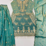 Classy Pakistani Fendy Silk Suit