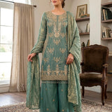 Classy Pakistani Fendy Silk Suit