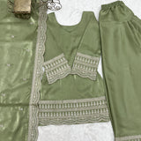 Freshlook Roman Silk Kurta Set
