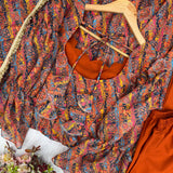 Traditional Laheriya Print Anarkali Gown