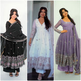 Festive Fandy Silk Anarkali Gown