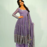 Festive Fandy Silk Anarkali Gown