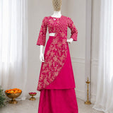 Festive French Crep Silk Lehenga