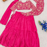 Festive French Crep Silk Lehenga