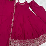 Fresh Look Pink Anarkali Gown