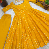 Designer Chanderi Silk Anarkali Suit