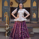 Traditional South Indian Lehenga Choli
