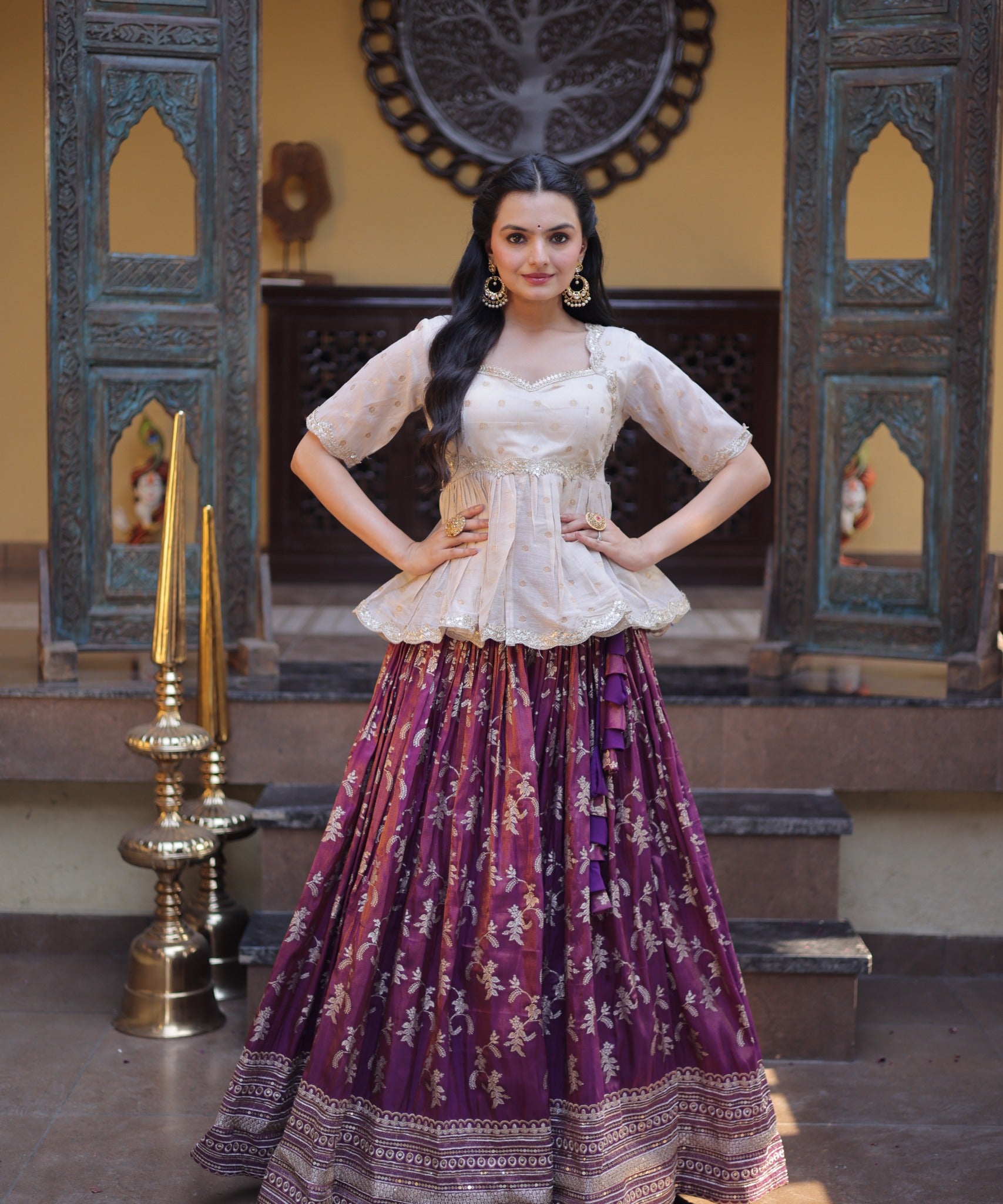 Traditional South Indian Lehenga Choli