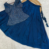 Premium Fendy Satin Koti Lehenga