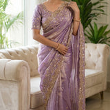 Sachi heavy Space Silk Saree