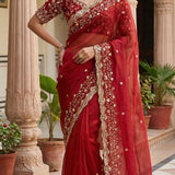 Sachi heavy Space Silk Saree