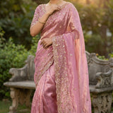 Sachi heavy Space Silk Saree