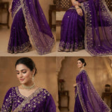 Sachi heavy Space Silk Saree