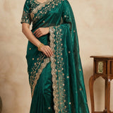 Sachi heavy Space Silk Saree