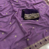 Beautiful Georgette Embroidered Saree