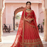 Royal Bridal Wedding Velvet Lehenga