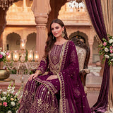 Designer Boutique Top Plazzo Set