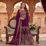 Designer Boutique Top Plazzo Set