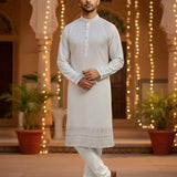 Designer Silk Men's Kurta Set