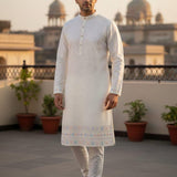Designer Silk Men's Kurta Set