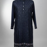 Designer Silk Men's Kurta Set