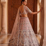 Mauve Mist Embroidered Lehenga Choli