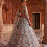 Mauve Mist Embroidered Lehenga Choli
