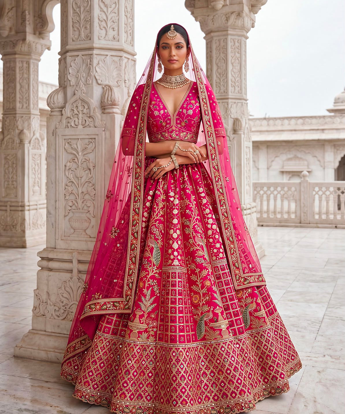 Royal Aadya Wedding Silk Lehenga
