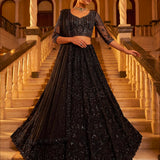 Zed Black Grand Wedding Lehenga