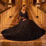 Zed Black Grand Wedding Lehenga