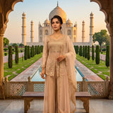 Stylish Embroidered Indo-Western Set