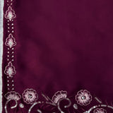 Elegant Wine American Silk Suit