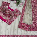 Party Wear Fendy Satin Silk Saree
