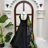 Festive Embroidered Crush Suit