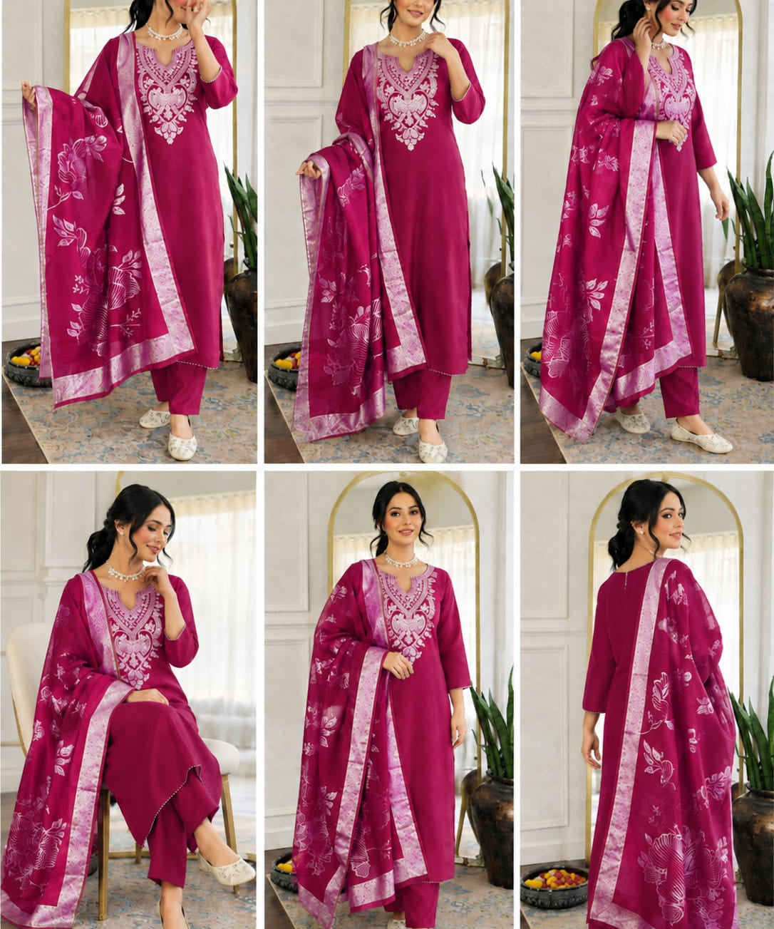 Sonali Georgette Embroidered Suit