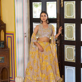 Organza Printed Lehenga Choli