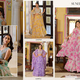 Organza Printed Lehenga Choli