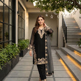 Pakistani Designer Embroidered Suit