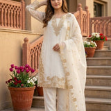 Pakistani Designer Embroidered Suit