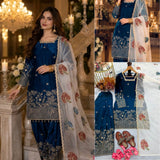 Partylook Dark Blue Silk Suit