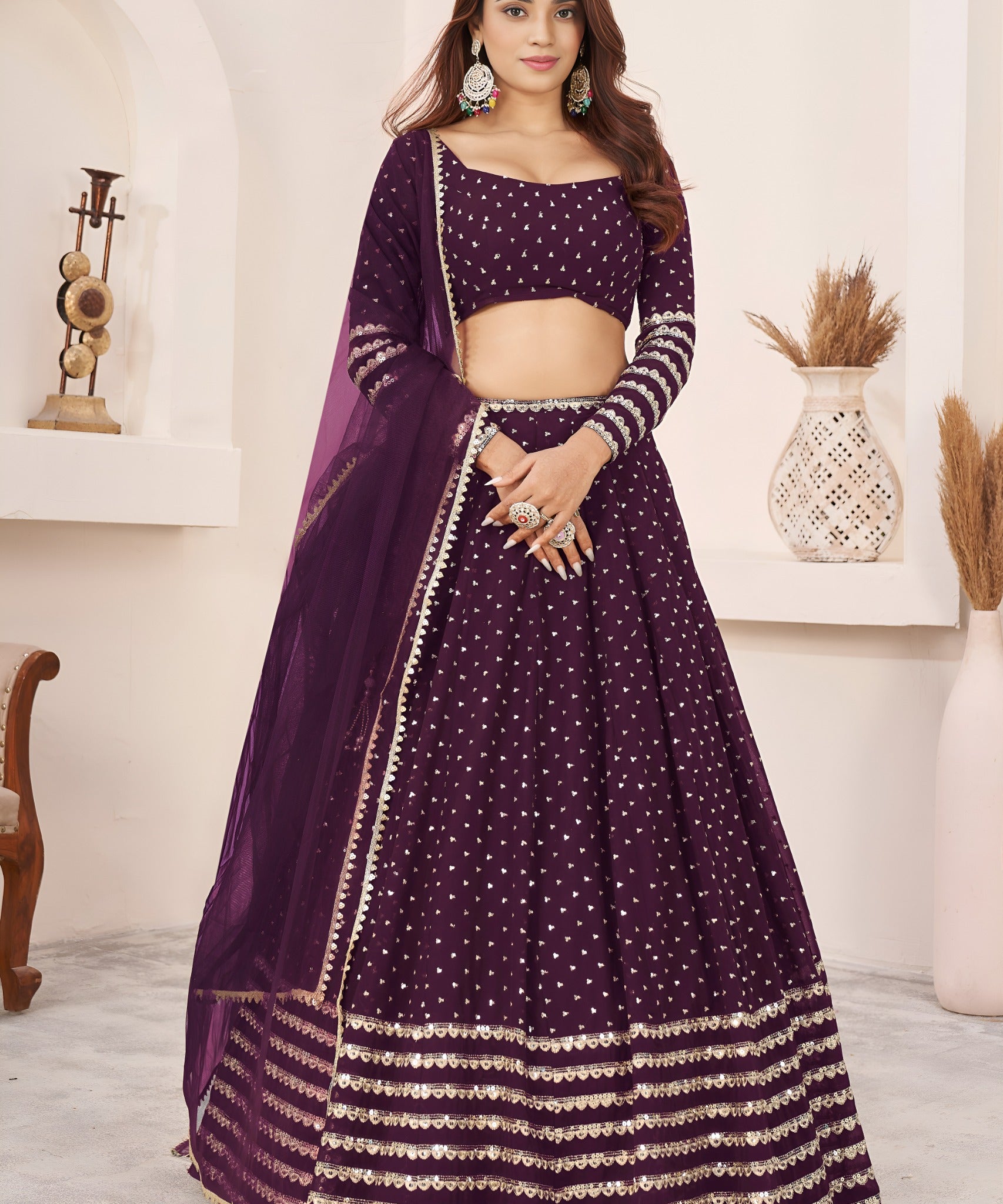 Occasion Special Georgette Lehenga